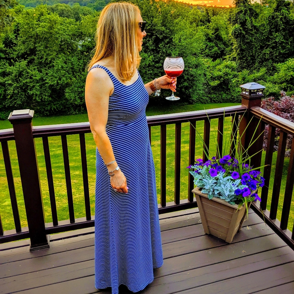 Ensenada Stripe Maxi Dress